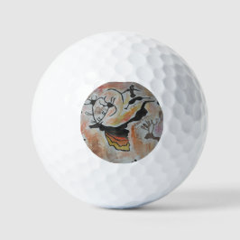 Höhlenkunst Abstrakt Golfball