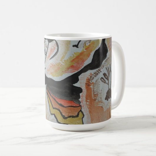 Höhlenkunst Abstrakt Kaffeetasse (VorderseiteRechts)