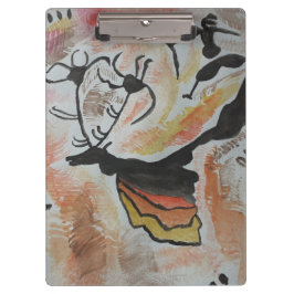 Höhlenkunst Abstrakt Klemmbrett