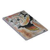 Höhlenkunst Abstrakt-Notebook Notizblock (Rechte Seite)