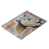 Höhlenkunst Abstrakt-Notebook Notizblock (Linke Seite)