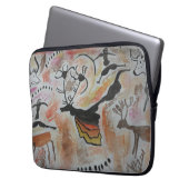Höhlenkunst Abstrakter Laptop-Sieb Laptopschutzhülle (Vorderseite Links)