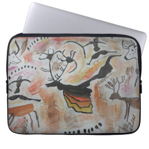 Höhlenkunst Abstrakter Laptop-Sieb Laptopschutzhülle