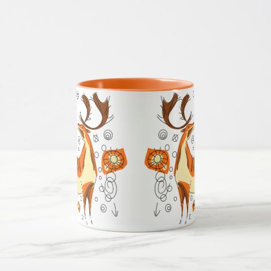 Höhlenmalerei mit Entoptics Tasse (Zentrum)