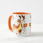 Höhlenmalerei mit Entoptics Tasse (Vorderseite Links)