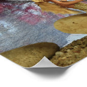 Höhlenmalerei. Plakat (Ecke)