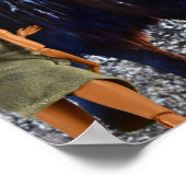 Höhlenmalerei. Plakat (Ecke)