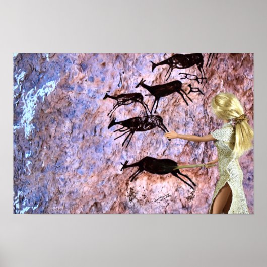 Höhlenmalerei. Poster (Vorne)