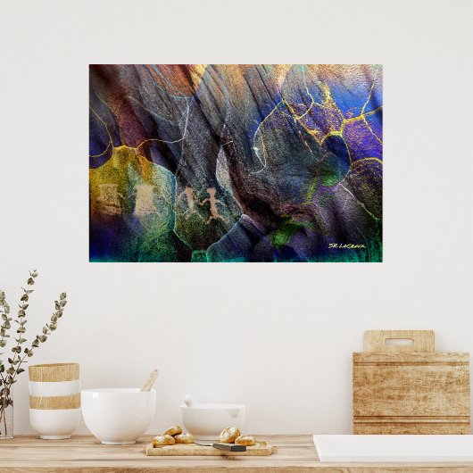 Höhlenmalerei Poster (Küche)