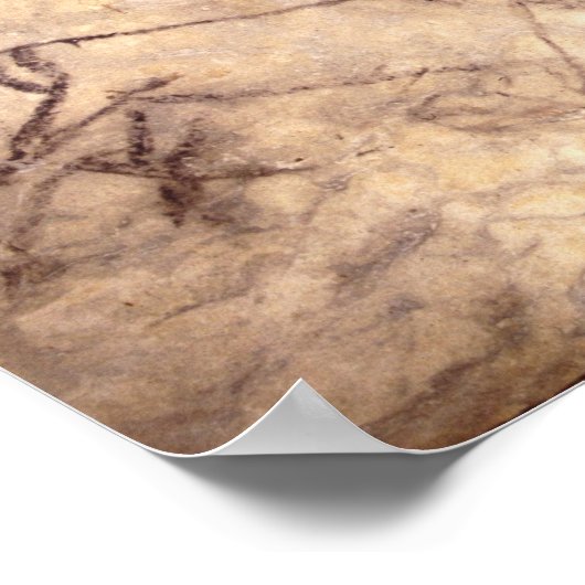 Höhlenmalerei Rouffignac Poster (Ecke)