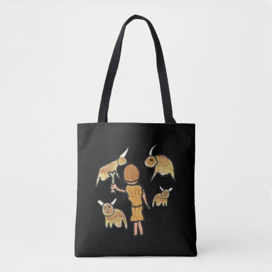 Höhlenmalerei Tasche (Vorderseite)