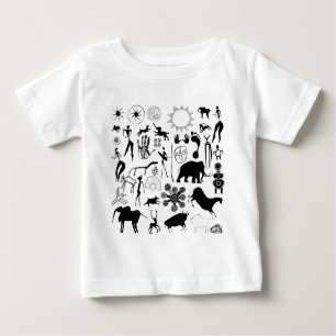 Höhlenmalereien - urzeitliche Kunst Baby T-shirt