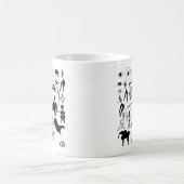 Höhlenmalereien - urzeitliche Kunst Kaffeetasse (Mittel)