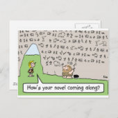 Höhlenmalerroman Postkarte (Vorne/Hinten)