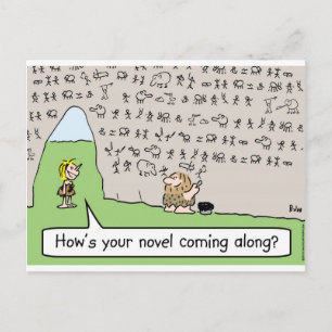 Höhlenmalerroman Postkarte