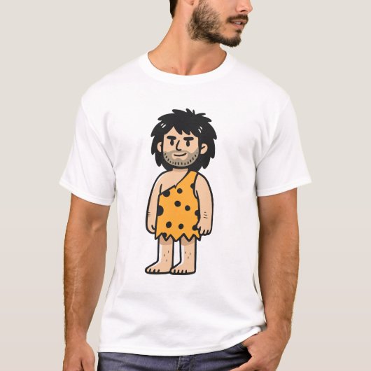Höhlenmensch Throk T-Shirt (Vorderseite)