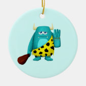 Höhlenmonster Keramik Ornament (Vorne)