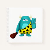 Höhlenmonster Notizblock (Vorderseite)