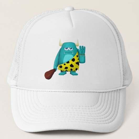Höhlenmonster Truckerkappe (Vorderseite)