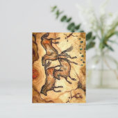 Höhlenpferde ** postkarte (Stehend Vorderseite)