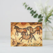 Höhlenpferde ** postkarte (Stehend Vorderseite)