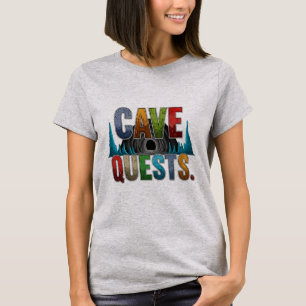 Höhlenquests Erlebnisdesign für T - Shirt