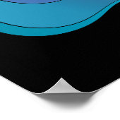 Höhlenspelunking-Untergrund Poster (Ecke)