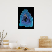 Höhlenspelunking-Untergrund Poster (Küche)