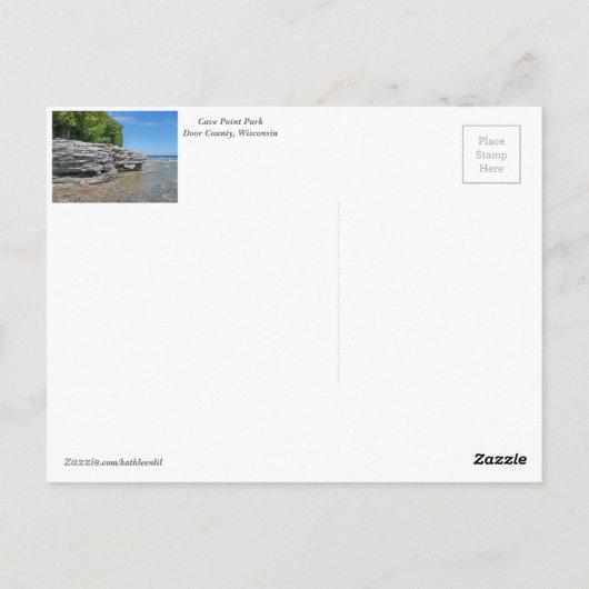 Höhlenspitze Park Postkarte (Rückseite)