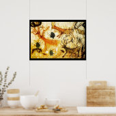 Höhlenstücke Igel Poster (Küche)