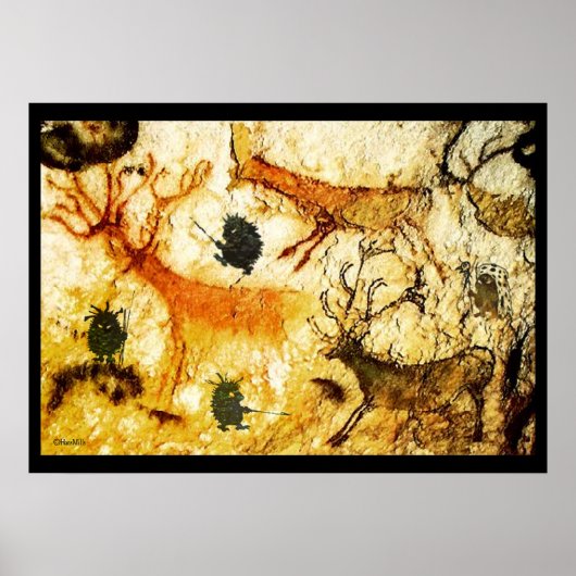 Höhlenstücke Igel Poster (Vorne)