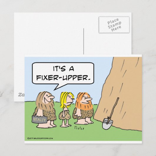 Höhlenstützpunkt Postkarte (Vorne/Hinten)