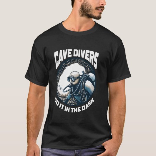 Höhlentauchen T-Shirt (Vorderseite)
