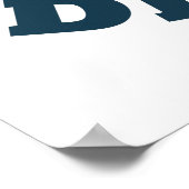 Höhlentauchen - Unterwassertaucher Poster (Ecke)