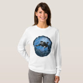 Höhlentauchen - Unterwassertaucher T-Shirt (Vorne ganz)