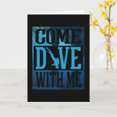 Höhlentaucher kommen mit mir karte (Gelbe Blume)