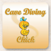 Höhlentaucher Untersetzer (Vorderseite)