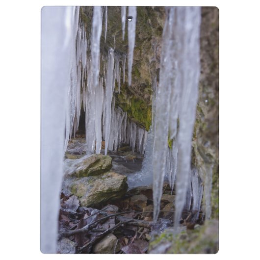 Höhlentunnel Klemmbrett (Rückseite)