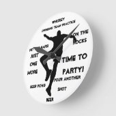 Höhlenuhr Runde Wanduhr (Winkel)