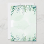 Höhlenwald mit Eukalyptus Einladung (Rückseite)