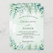 Höhlenwald mit Eukalyptus Einladung (Vorne/Hinten)