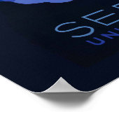 Höhlenweg Vintage Travel Poster (Ecke)