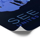 Höhlenweg Vintage Travel Poster (Ecke)