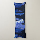 Höhlenweg Vintage Travel Poster Seitenschläferkissen (Rückseite (Vertikal))