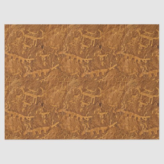 Höhlenzeichnung - Zwirn- oder Entdeckungspapier Seidenpapier (Vorderseite)