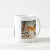 Höhlenzeichnungen Lascaux Französisch prähistorisc Kaffeetasse (VorderseiteRechts)