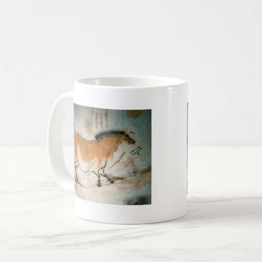 Höhlenzeichnungen Lascaux Französisch prähistorisc Kaffeetasse (Vorderseite Links)