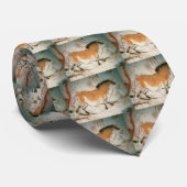 Höhlenzeichnungen Lascaux Französisch prähistorisc Krawatte (Gerollt)