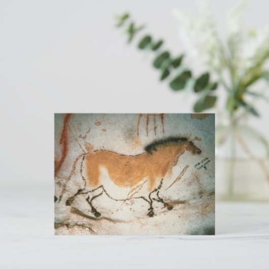 Höhlenzeichnungen Lascaux Französisch prähistorisc Postkarte (Stehend Vorderseite)