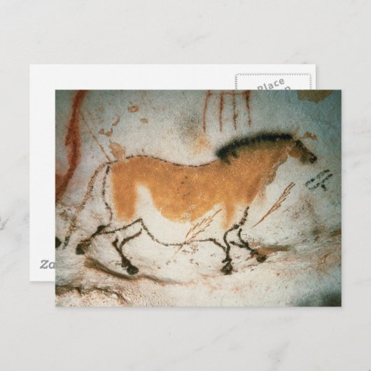 Höhlenzeichnungen Lascaux Französisch prähistorisc Postkarte (Vorne/Hinten)